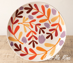 Dublin Fall Floral Charger
