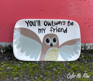 Dublin Owl Plate