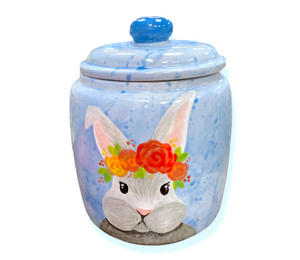 Dublin Watercolor Bunny Jar