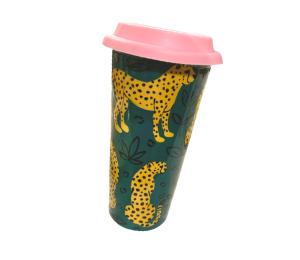 Dublin Cheetah Travel Mug