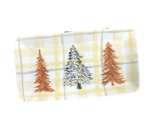 Dublin Pines And Plaid Platter