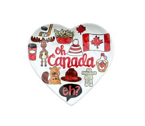 Dublin Canada Heart Plate