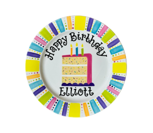 Dublin Birthday Cake Plate