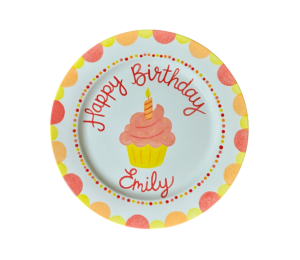Dublin Birthday Cupcake Plate